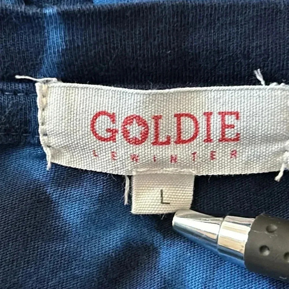 Goldie LeWinter Shirt Dress Tie Dye Size L 100% Pima Cotton Peru EUC!! - Picture 8 of 10